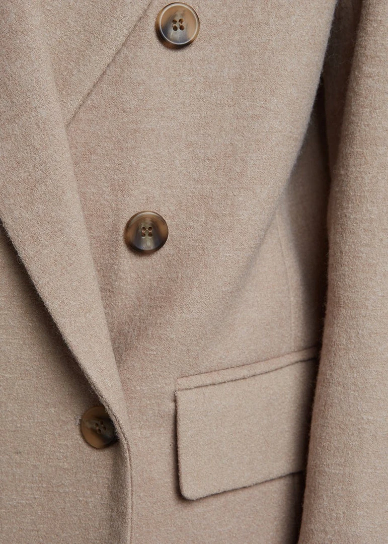 The Frankie Shop Samara Suit Blazer - Mocha 5 The Frankie Shop Samara Suit Blazer - Mocha