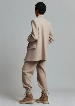 The Frankie Shop Samara Suit Blazer - Mocha 14 The Frankie Shop Samara Suit Blazer - Mocha