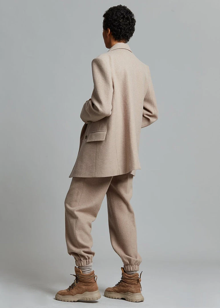 The Frankie Shop Samara Suit Blazer - Mocha 7 The Frankie Shop Samara Suit Blazer - Mocha