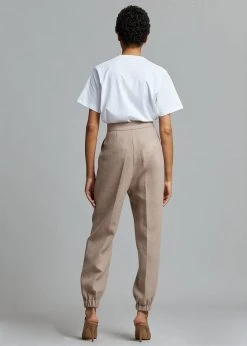 The Frankie Shop Samara Suit Joggers - Mocha CLOTHING