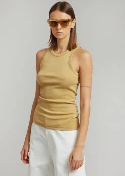 Samsoe Samsøe & Samsøe Alexo Tank - Prairie Sand CLOTHING