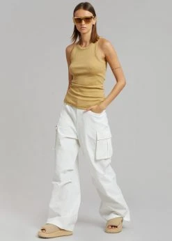 Samsoe Samsøe & Samsøe Alexo Tank - Prairie Sand CLOTHING