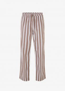 Samsoe Samsøe & Samsøe Devon Trousers - Brown Stripe