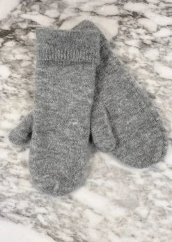 Samsoe Samsøe & Samsøe Nor Mittens - Grey Melange ACCESSORIES