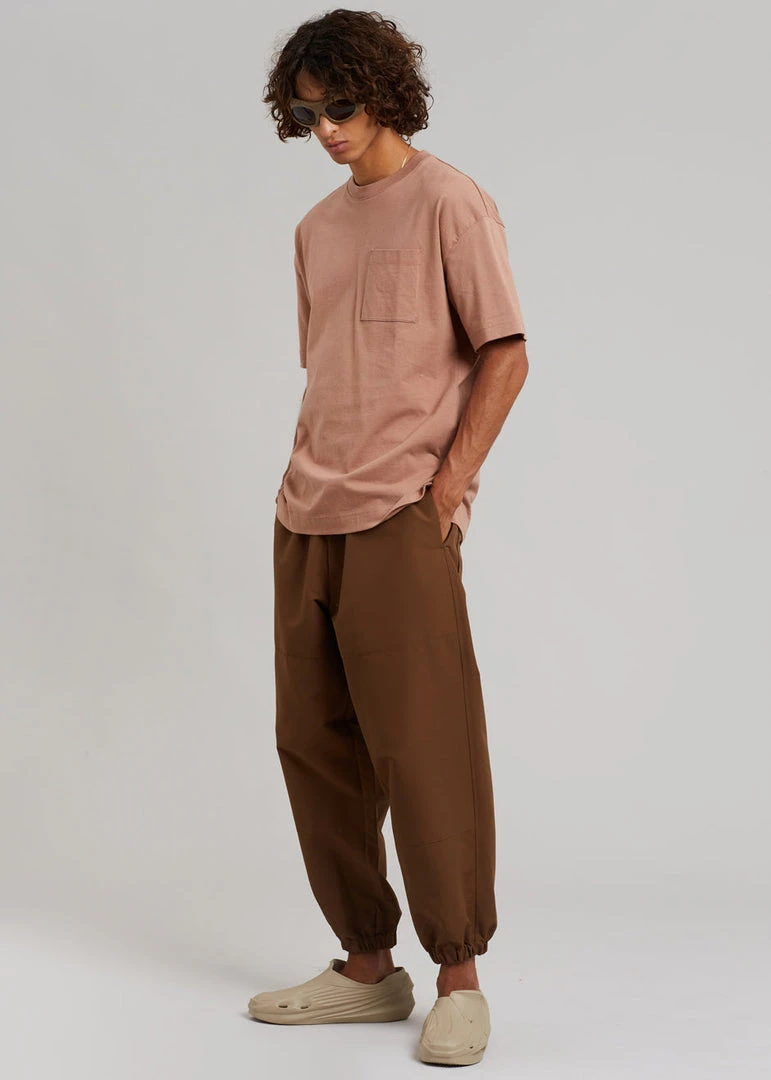 Samsoe Samsøe & Samsøe Ratan T-Shirt - Beaver Fur Men 2 Samsoe Samsøe & Samsøe Ratan T-Shirt - Beaver Fur Men