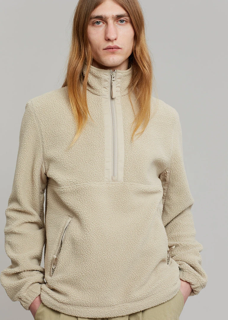 Samsoe Samsøe & Samsøe Rune Half Zip Pullover - Pure Cashmere 5 Samsoe Samsøe & Samsøe Rune Half Zip Pullover - Pure Cashmere