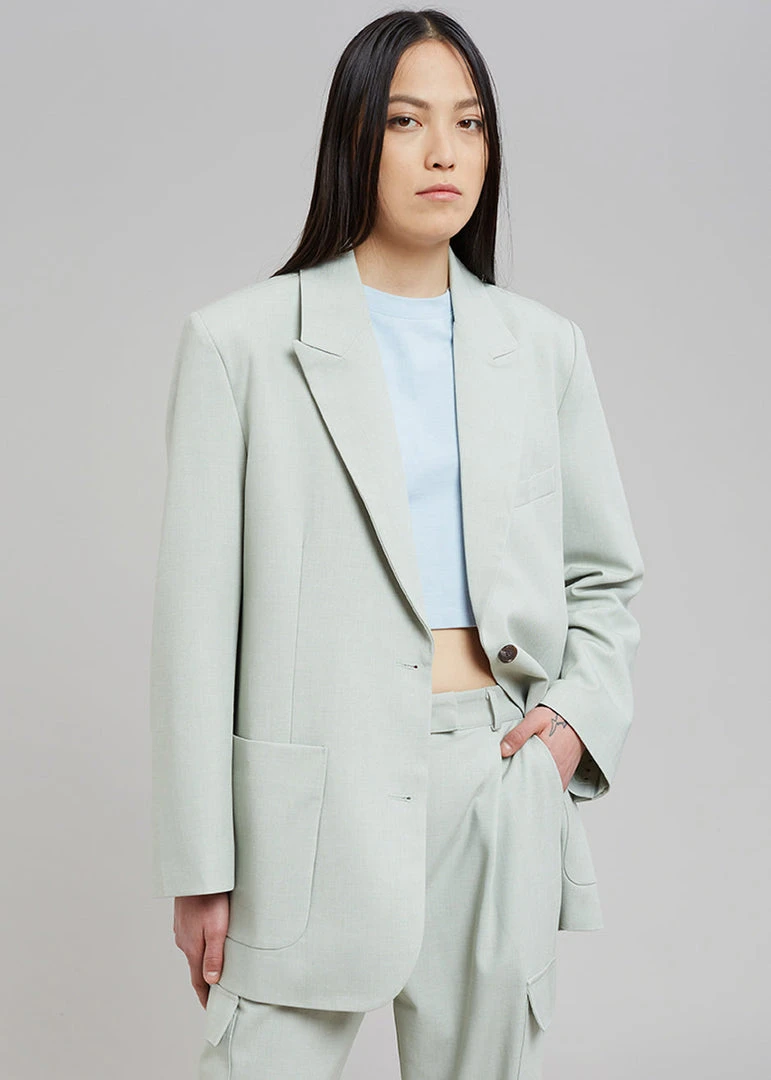 The Frankie Shop Samson Blazer - Mint CLOTHING 7 The Frankie Shop Samson Blazer - Mint CLOTHING