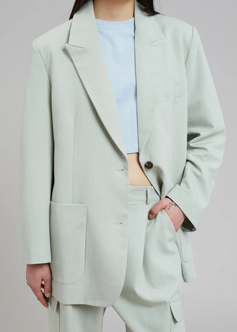 The Frankie Shop Samson Blazer - Mint CLOTHING 4 The Frankie Shop Samson Blazer - Mint CLOTHING