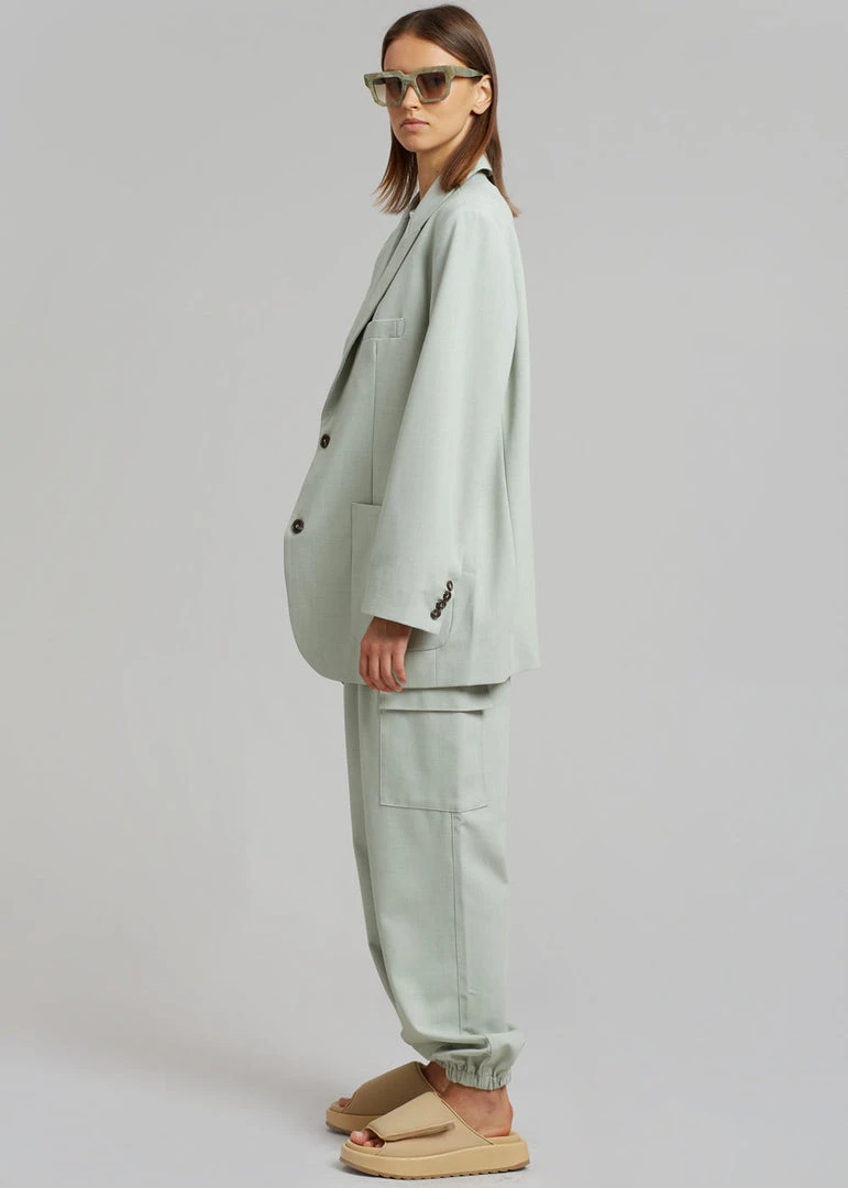The Frankie Shop Samson Blazer - Mint CLOTHING 6 The Frankie Shop Samson Blazer - Mint CLOTHING