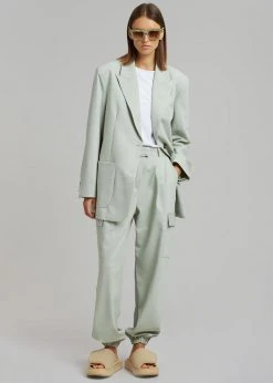 The Frankie Shop Samson Blazer - Mint CLOTHING 11 The Frankie Shop Samson Blazer - Mint CLOTHING