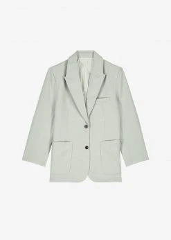 The Frankie Shop Samson Blazer - Mint CLOTHING 17 The Frankie Shop Samson Blazer - Mint CLOTHING