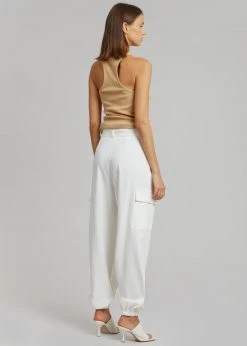 The Frankie Shop CLOTHING Samson Cargo Pants - Birch 11 The Frankie Shop CLOTHING Samson Cargo Pants - Birch