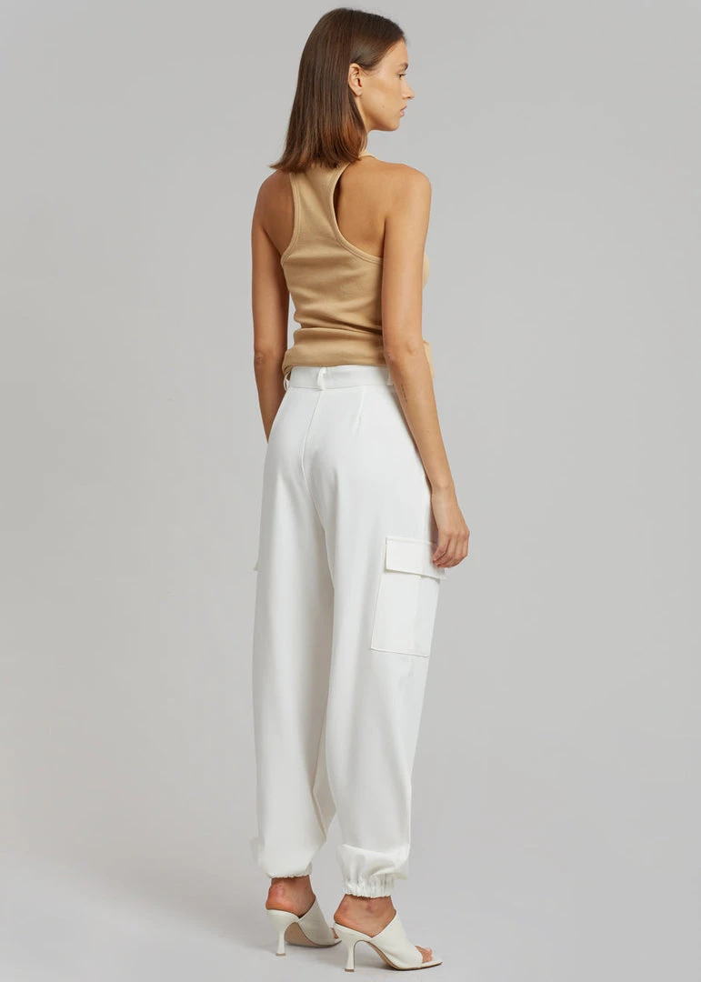 The Frankie Shop CLOTHING Samson Cargo Pants - Birch 6 The Frankie Shop CLOTHING Samson Cargo Pants - Birch