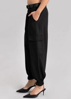 The Frankie Shop CLOTHING Samson Cargo Pants - Black