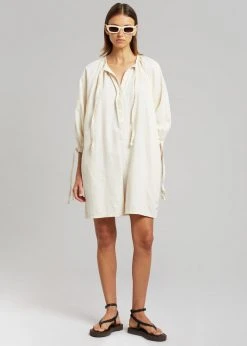 The Plan Sarray Romper - Cream CLOTHING