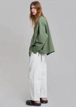 The Frankie Shop Men Seb Cargo Shirt - Army Green