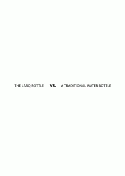 LARQ X TFS Self-Cleaning Water Bottle - Granite White LIFESTYLE