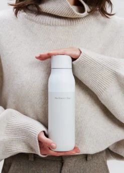 LARQ X TFS Self-Cleaning Water Bottle - Granite White LIFESTYLE