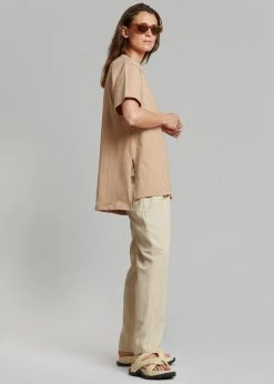 The Frankie Shop Signe Tee - True Tan