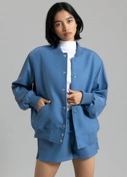 Paper Moon Sophia Bomber Jacket - Blue
