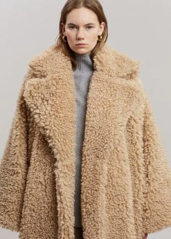 VanNzilL CLOTHING Stass Sherpa Coat - Natural