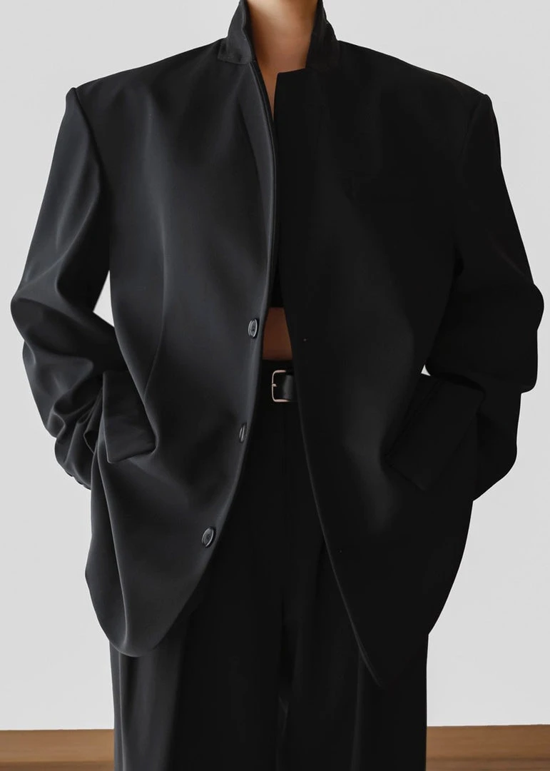 The Frankie Shop Tansy Oversized Blazer - Black 7 The Frankie Shop Tansy Oversized Blazer - Black