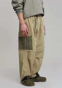 The Frankie Shop Stu Colorblock Cargo Pants - Beige Combo