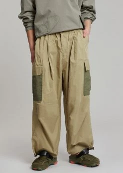 The Frankie Shop Stu Colorblock Cargo Pants - Beige Combo