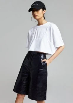 The Frankie Shop Frankie Baseball Hat - Black ACCESSORIES