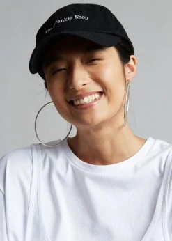 The Frankie Shop Frankie Baseball Hat - Black ACCESSORIES