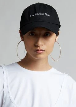 The Frankie Shop Frankie Baseball Hat - Black ACCESSORIES