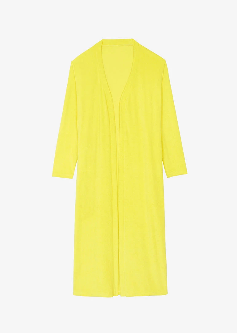 The Frankie Shop Taka Terry Duster Cardigan - Yellow CLOTHING 8 The Frankie Shop Taka Terry Duster Cardigan - Yellow CLOTHING