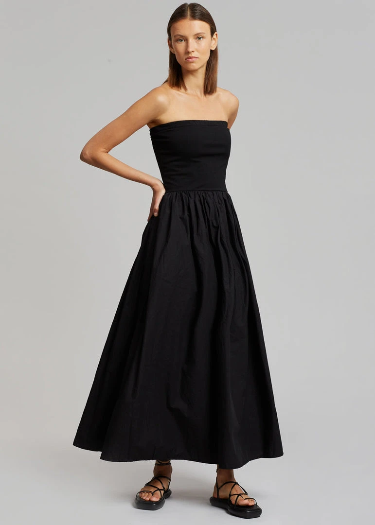 The Plan Tamo Strapless Maxi Dress - Black CLOTHING 1 The Plan Tamo Strapless Maxi Dress - Black CLOTHING