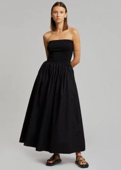 The Plan Tamo Strapless Maxi Dress - Black CLOTHING 10 The Plan Tamo Strapless Maxi Dress - Black CLOTHING