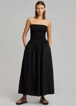 The Plan Tamo Strapless Maxi Dress - Black CLOTHING 13 The Plan Tamo Strapless Maxi Dress - Black CLOTHING