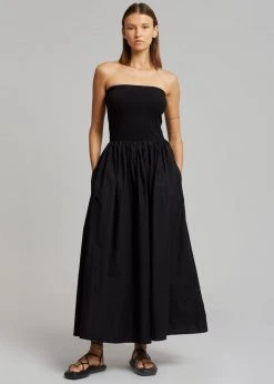 The Plan Tamo Strapless Maxi Dress - Black CLOTHING 12 The Plan Tamo Strapless Maxi Dress - Black CLOTHING