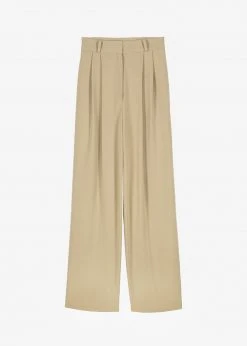 The Frankie Shop Tansy Cotton Pants - Camel