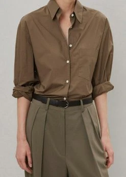 The Frankie Shop Tansy Pleated Trousers - Olive CLOTHING 10 The Frankie Shop Tansy Pleated Trousers - Olive CLOTHING