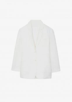 Blossom Tara Linen Blazer - Off White CLOTHING 21 Blossom Tara Linen Blazer - Off White CLOTHING