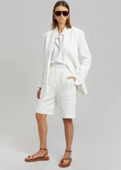 Blossom CLOTHING Tara Linen Pants - Off White