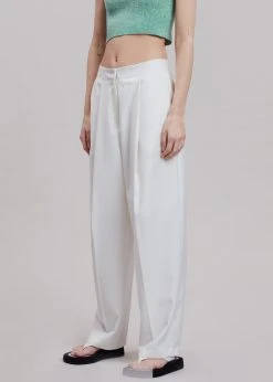 Creamvilla Tenysi Pants - Optic White CLOTHING