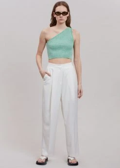 Creamvilla Tenysi Pants - Optic White CLOTHING