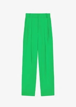 The Frankie Shop Tess Pleated Pants - Kelly Green 11 The Frankie Shop Tess Pleated Pants - Kelly Green