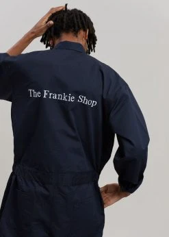 The Frankie Shop TFS Oversized Boiler Suit - Navy