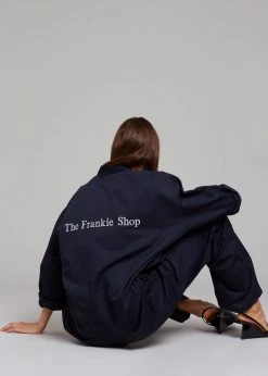 The Frankie Shop TFS Oversized Boiler Suit - Navy