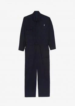 The Frankie Shop TFS Oversized Boiler Suit - Navy