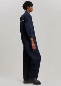 The Frankie Shop TFS Oversized Boiler Suit - Navy