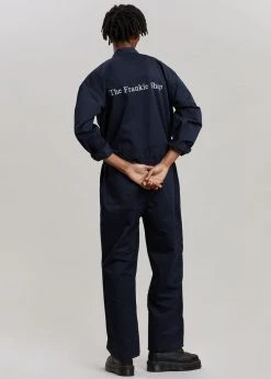 The Frankie Shop TFS Oversized Boiler Suit - Navy