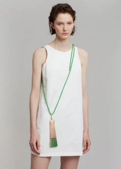 The Frankie Shop TFS X Duvelleroy Take Away Fan - Kelly Green Swimwear