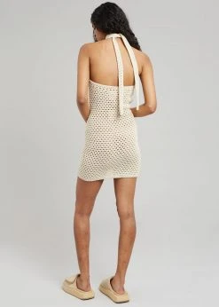 The Garment Egypt Halter Neck Dress - Toast CLOTHING